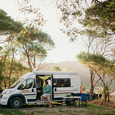 New Zealand campervan site