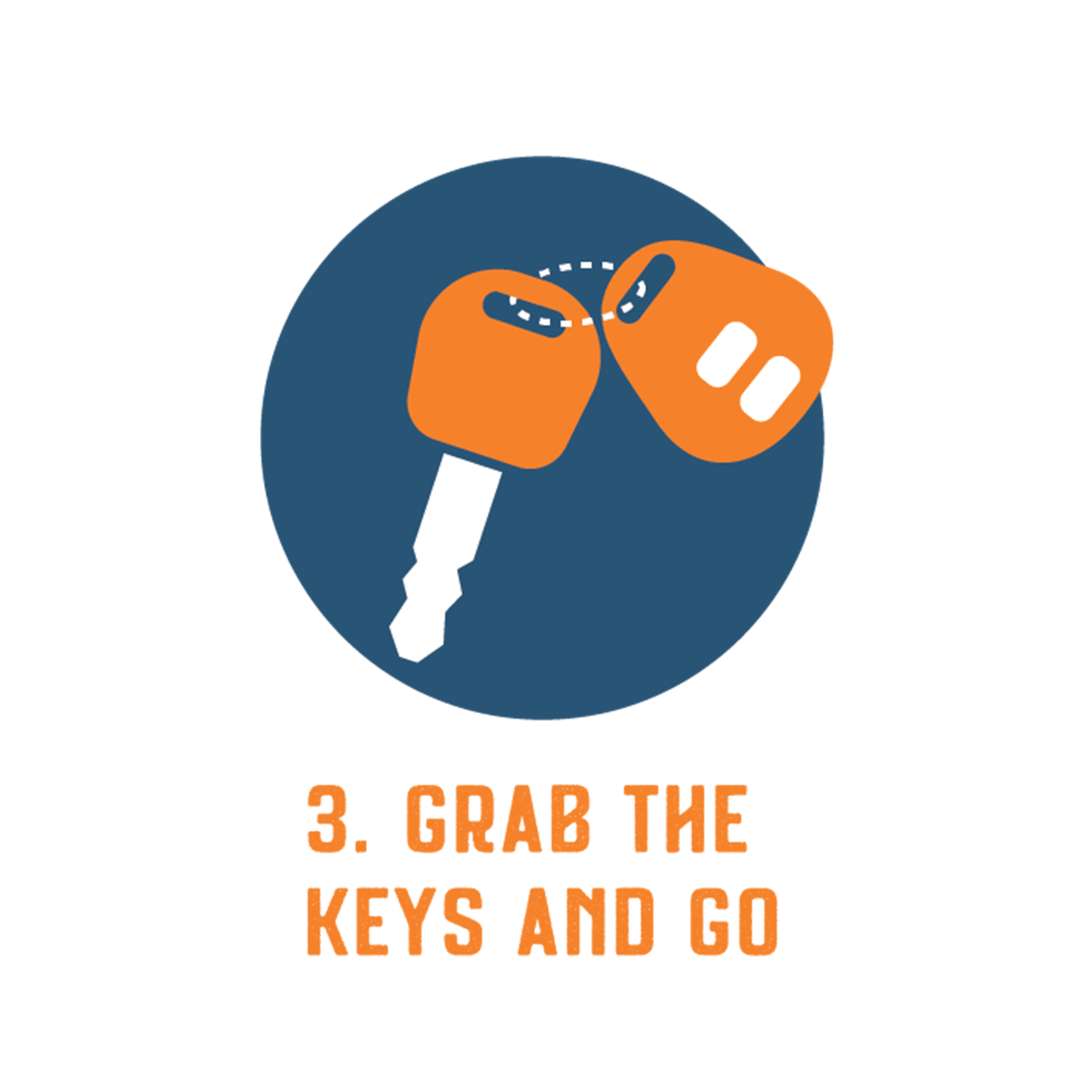 Grab the keys icon