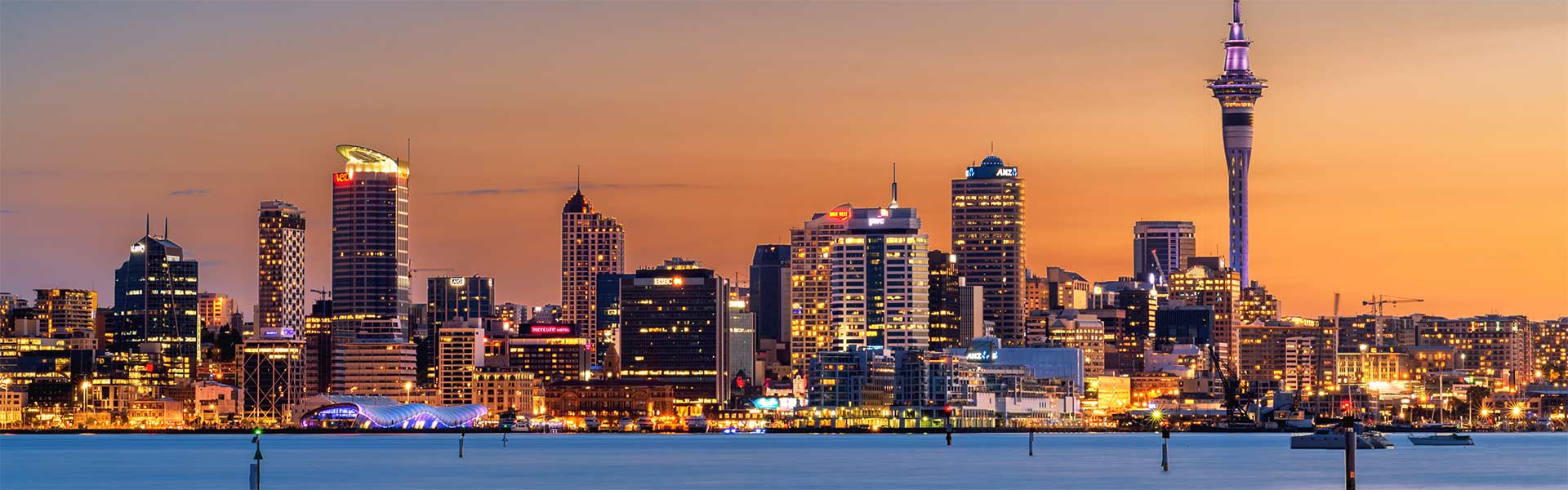 Auckland City Skyline